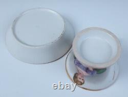 C. 1832 Royal Vienna Cup & Saucer with Young Girl Portrait Wien Porcelain Imperial