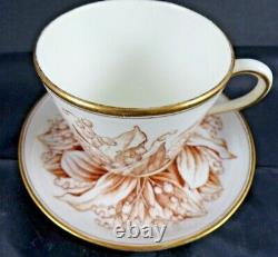 C1872 Antique Minton Cup & Saucer Aesthetic Patt C552 Lily Of The Valley Ex Cond
