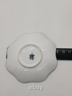 COALPORT 1875 Enameled Jeweled Gilded Porcelain Cup & Saucer Antique 6-21-208
