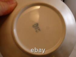 CT ALTWASSER SILESIA Germany TEA CUP & SAUCER Porcelain Hand Detail GOLD