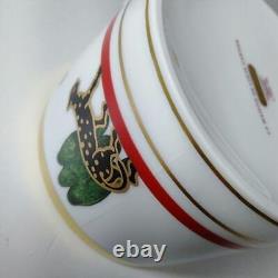 Cartier Limoges Panthère Panther Tea Cup & Saucer Porcelain White Gold Tableware