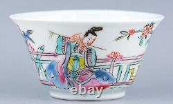 Chinese Tea Cup Saucer Famille Rose Porcelain Qing Period Yongzheng 1722 1736