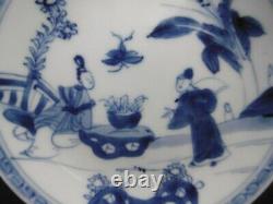 Chinese porcelain saucers, kangxi period