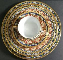 Christian Dior Tabriz Fine China 5pc Set Japan Cup Saucer Bowl Salad Dinne Plate