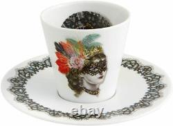 Christian Lacroix Love Who You Want Teacup and Saucer Set (1 Cup Missing)