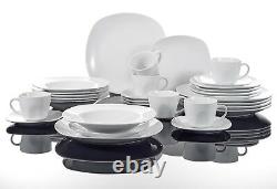 Complete 30pc Dinner Set Porcelain Crockery Dinnerware Plates Bowls Cups Saucer