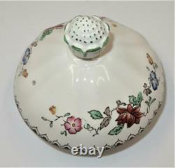 Copeland Spode CHINESE ROSE 629599 Green Trim Floral, 5 Cup Teapot