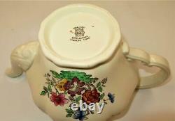 Copeland Spode CHINESE ROSE 629599 Green Trim Floral, 5 Cup Teapot