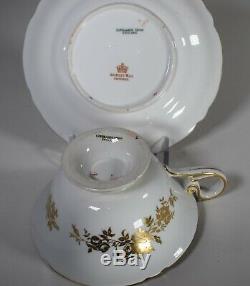 Copeland Spode Jeweled & Gilt Gold With Roses Cup & Saucer made for Burley & co