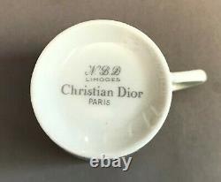 Cup And Tray, Porcelain, Dior Presentation Gift, Limoges, France 1958