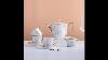 Decal Design Luxury Bone China Porcelain Dubai Arabic Coffee Tea Cup Saucer Set