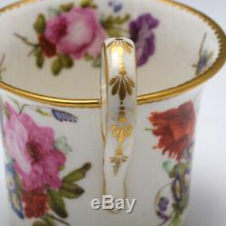 Derby Porcelain Cabinet Cup & Saucer c1810