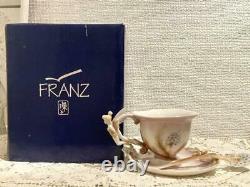 Disney princess FRANZ Tinkerbell Disney C&S collaboration cup & saucer porcelain