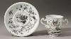 Du Paquier Porcelain Manufactory Cup And Trembleuse Saucer C 1730