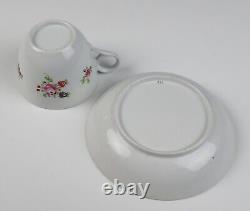 Early 19thC. Chamberlain's Worcester #351 Cup & Saucer Antique English Porcelain