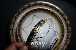 Elegant RARE c. 19th C Copeland's (Spode) Worcester Cup & Saucer Trio England