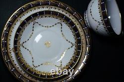 Elegant RARE c. 19th C Copeland's (Spode) Worcester Cup & Saucer Trio England