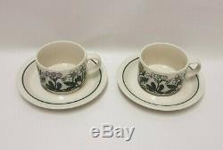 Esteri Tomula Flora Coffee Cups & Saucers Porcelain Arabia Finland