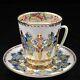 Exclusive Russian Imperial Lomonosov Porcelain Tea Cup And Saucer Arabesque Gold