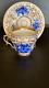 Exquisite Old Paris Porcelain Hand Painted Cobalt Blue And Gold Cup And Saucer