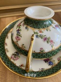 FEUILLET Old Paris 1815-1823 Hand Painted CUP & SAUCER France Antique (2 of 2)