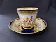 Fine Old 19th Century Original Sevres Porcelain Coffee Cup Saucer Topographical