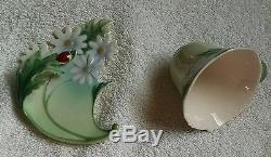 FRANZ Porcelain Ladybug Design Cup & Saucer Set FZ00034