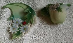 FRANZ Porcelain Ladybug Design Cup & Saucer Set FZ00034