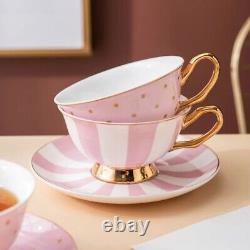 Fine Porcelain Bone China Tea or coffee cups and saucers Gift Box