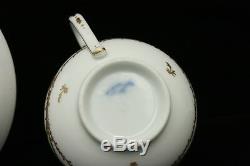 Fine & Rare Swiss Nyon Porcelain Cup & Saucer 1781-1813 Neoclassic Period