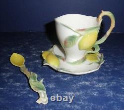 Franz Lemon Cup, Saucer & SPOON- FZ00473- New in Box