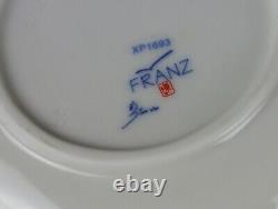Franz Porcelain Butterfly Cup Saucer & Spoon Set XP1693