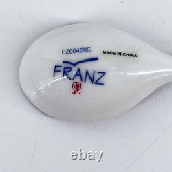 Franz Porcelain Collection FZ00469S Teacup Saucer Spoon Lemon Set of 3