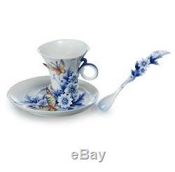 Franz Porcelain Cup, Saucer & Spoon Set Forever Wedding Collection