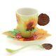 Franz Porcelain Van Gogh Sunflower Cup/mug Saucer Spoon Set