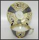 French Antique Porcelain Cup And Saucer Signed Jacob Petit 19th Century Sevres