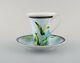 Gianni Versace For Rosenthal. Jungle Coffee Cup With Saucer In Porcelain