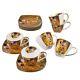 Gustav Klimt The Kiss Set Of 6 Cups And 6 Saucers Mug Porcelain Lancaster