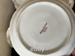 HAVILAND LIMOGES SCHLEIGER 330 BOWS WREATHS DOUBLE GOLD CUP Saucer. 4 Available