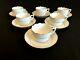 Herend Porcelain Gold Platted Mocha Cup And Saucer (6pcs.) 711/hde
