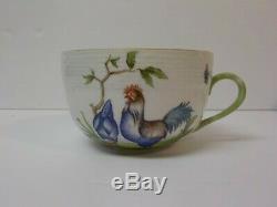 HEREND Porcelain CHANTICLEER Cup & Saucer