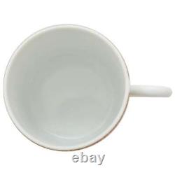HERMES Mosaique cup saucer set Porcelain Orange/Silver