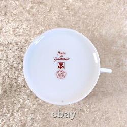 HERMES PARIS Large Morning Soup Cup & Saucer Porcelain GUADALQUIVIR withBox