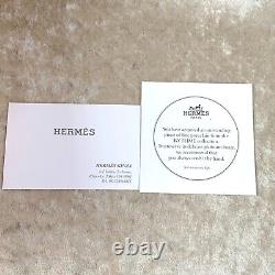 HERMES PARIS Rythme RHYTHM Large Morning Soup Cup & Saucer RED 2 Sets withCase