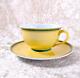 Hermes Paris Porcelain Toucans Tea Cup & Saucer Yellow Rare