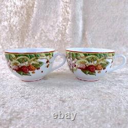 HERMES Paris Tea Cup & Saucer Porcelain Pythagore Pythagoras 2 Sets