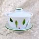 Hermes Paris Tea Cup & Saucer Porcelain With Top Lid Cover Mesclun Tableware