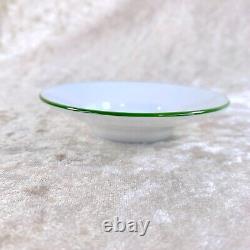 HERMES Paris Tea Cup & Saucer Porcelain with Top Lid Cover MESCLUN Tableware