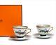 Hermes Porcelain Tea Cup Saucer 2 Set Cheval D'orient Horse Tableware F/s Jp