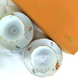 Herend #13 Pair Cup & Saucer